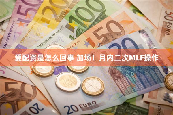 爱配资是怎么回事 加场！月内二次MLF操作