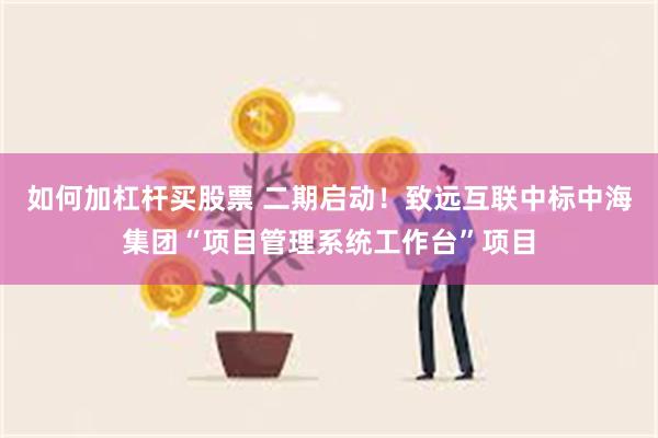 如何加杠杆买股票 二期启动！致远互联中标中海集团“项目管理系统工作台”项目