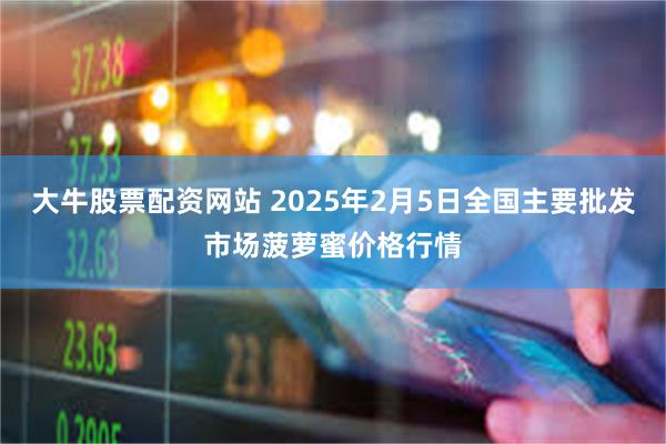 大牛股票配资网站 2025年2月5日全国主要批发市场菠萝蜜价格行情