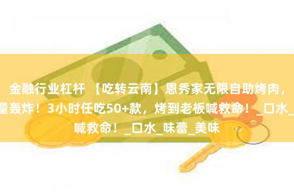 金融行业杠杆 【吃转云南】恩秀家无限自助烤肉，59元无限量轰炸！3小时任吃50+款，烤到老板喊救命！_口水_味蕾_美味